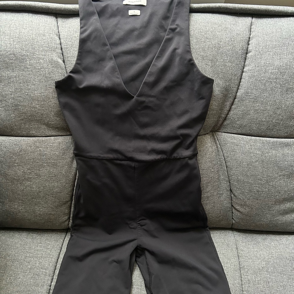 Black Sleeveless Jumpsuit